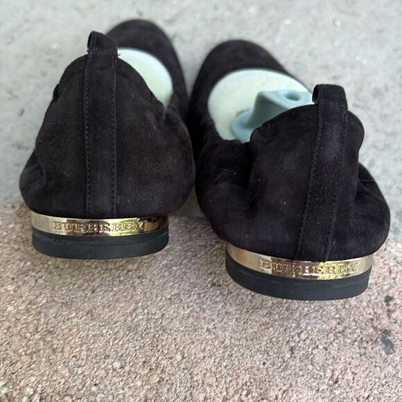 Burberry suede ballerina flats - Picture 5 of 8